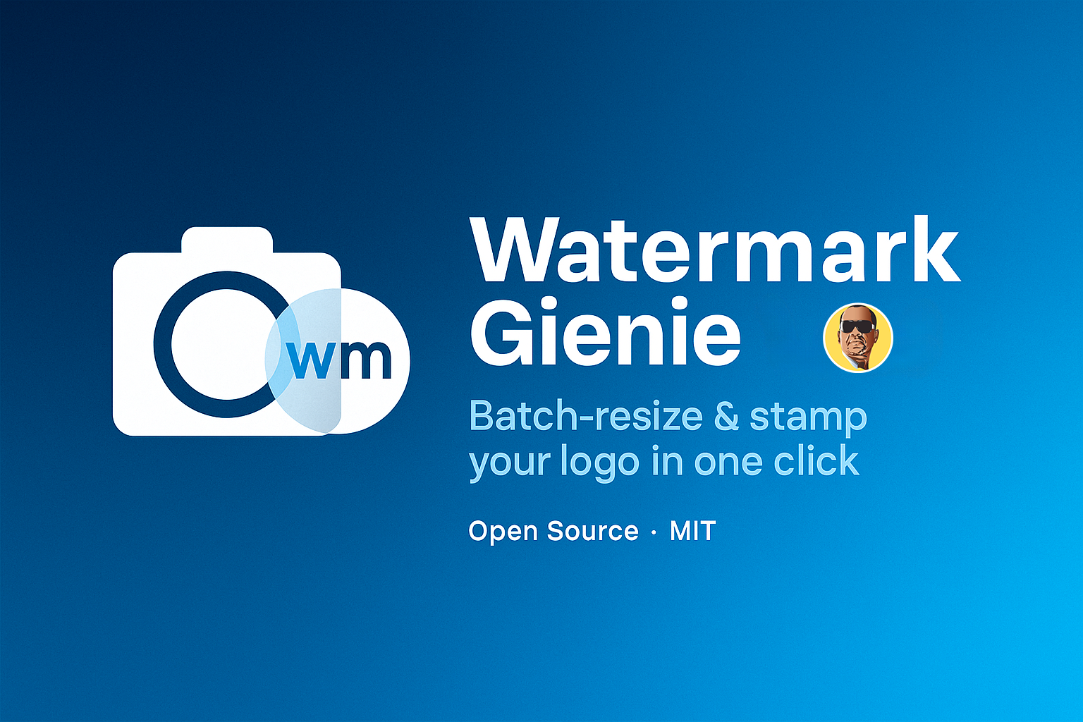 Watermark Gienie user interface card